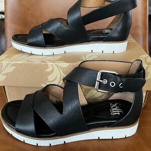 Sofft Women's Black Sandals Mirabelle